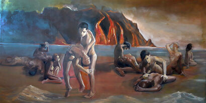 Apocalypse last day, part 2 - A Paint Artwork by Roman Illovsky
