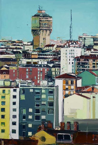 Torre Velasca, Milano - a Paint Artowrk by Signora Velasca