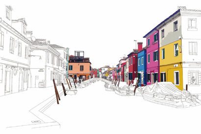 BURANO - A Digital Graphics and Cartoon Artwork by REYT Philippe