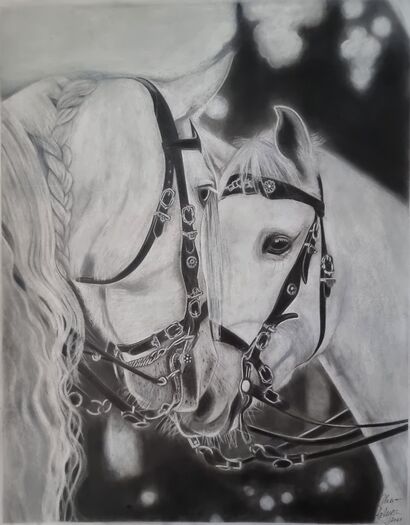 HORSE LOVE - A Paint Artwork by IVANA RAHIJA