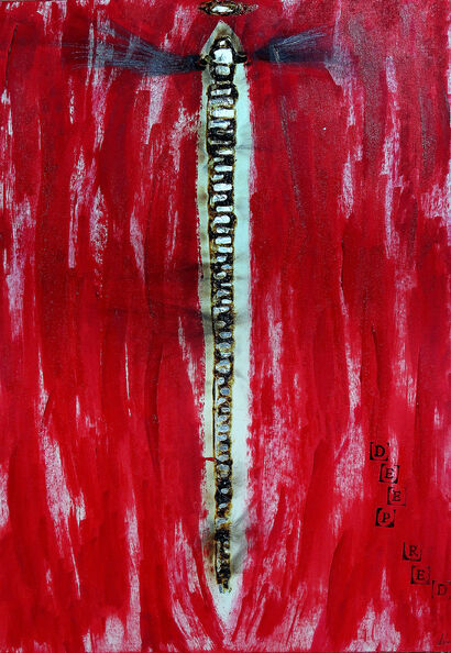 deep red - A Paint Artwork by ABBA