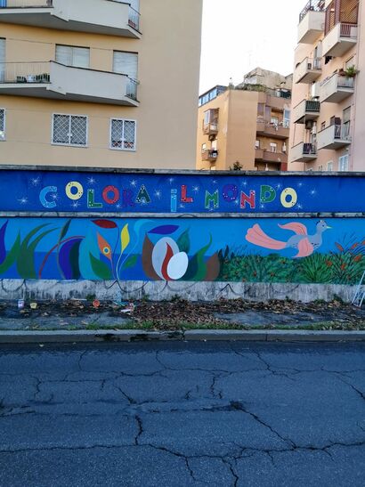Coloriamo il mondo - a Urban Art Artowrk by Teresa Campioni