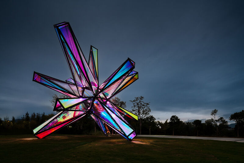 Pop Star - Spectrum - a Land Art by HAO LI