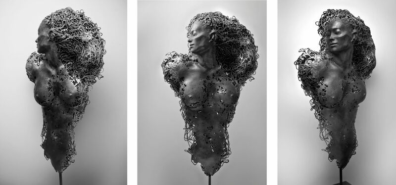 Black Aphrodite - a Sculpture & Installation by Raf Tarnawski