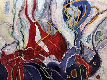 Leda and the Swan - What follows - a Paintings Artwork by Jochen Ulmer