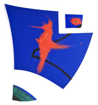 Hummingbird Quietude - a Paint Artwork by Oana Stirbu