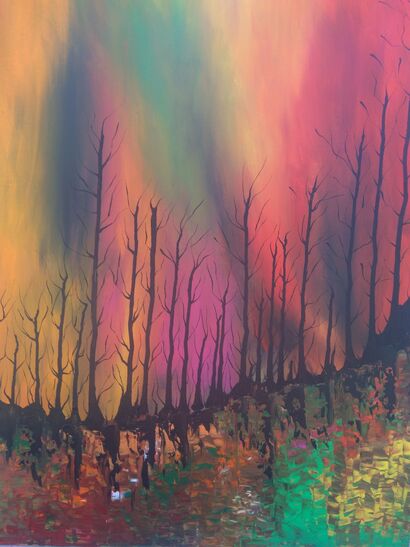 incendiu - a Paint Artowrk by Rita Cristina Ghise