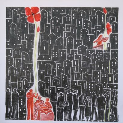 Songs of the City - a Paint Artowrk by Mona Erfanian Salim