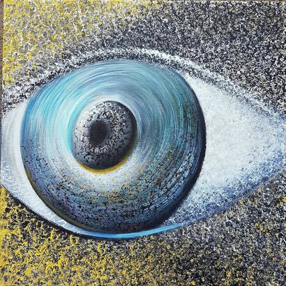 The Eye - a Paint Artowrk by Cristiana Catuneanu