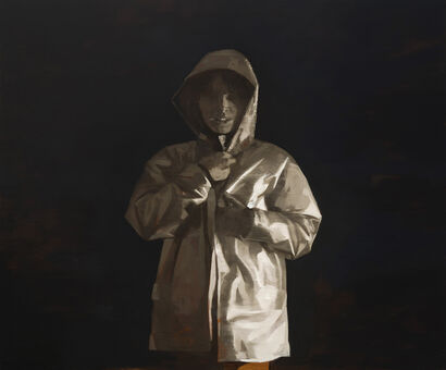 Bea's raincoat 1 - A Paint Artwork by claudia alessi