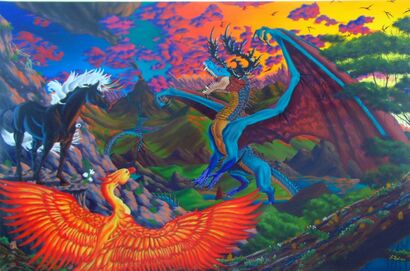 Il richiamo del drago - A Paint Artwork by Nik