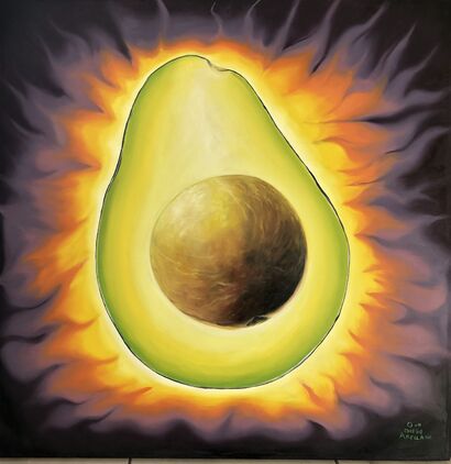 psychedelic avocado - a Paint Artowrk by Diego Arellano Artist