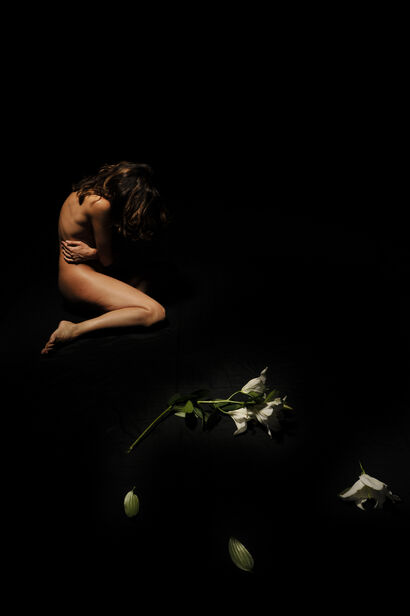 Donne come fiori 05 - a Photographic Art Artowrk by Davide Verri