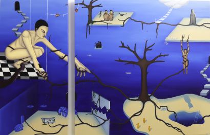 Découverte - a Paint Artowrk by Irène Poetschke