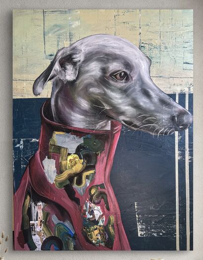Monsieur Clément - a Paint Artowrk by Laura Sophie  Saß