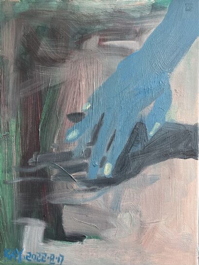 A hand of freedom  - a Paint Artowrk by Kay