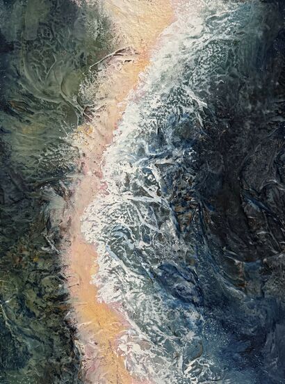 The Edge of Freedom - a Paint Artowrk by M E Klesse