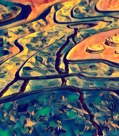 OIL RIVEL - A Digital Art Artwork by MV RYKER