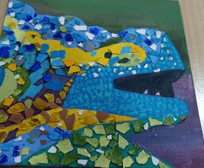 Park Guell - a Paint Artowrk by Marina Parés Soliva