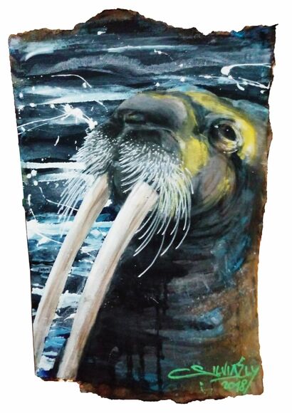 Walrus - A Paint Artwork by Silviaely