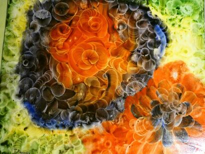 Flower mandala - A Paint Artwork by Tatyana Amantis