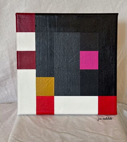 Solve the Puzzle: No. 1, Black - a Paint Artowrk by Justin