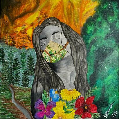 Breath - a Paint Artowrk by Safa Peshimam