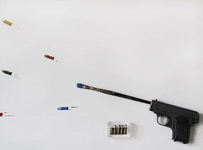 L'arma dell'artista - A Art Design Artwork by Dacus