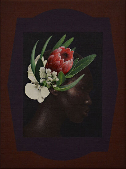 Colour-Blind Society, King Protea & The paramour II - a Paintings Artwork by Maryam Najd