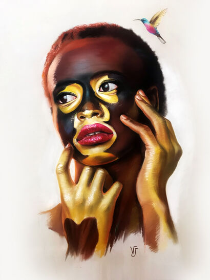 GOLDEN GIRL - a Paint Artowrk by Vlasova