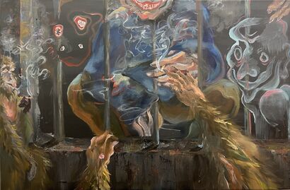 Smoking Kills  - a Paint Artowrk by ziyi yang