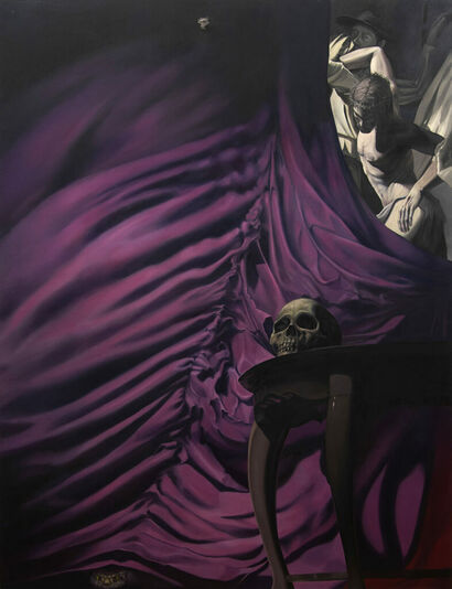 Qoudlibet et Vanitas Morte - a Paint Artowrk by Rafał Podgórski