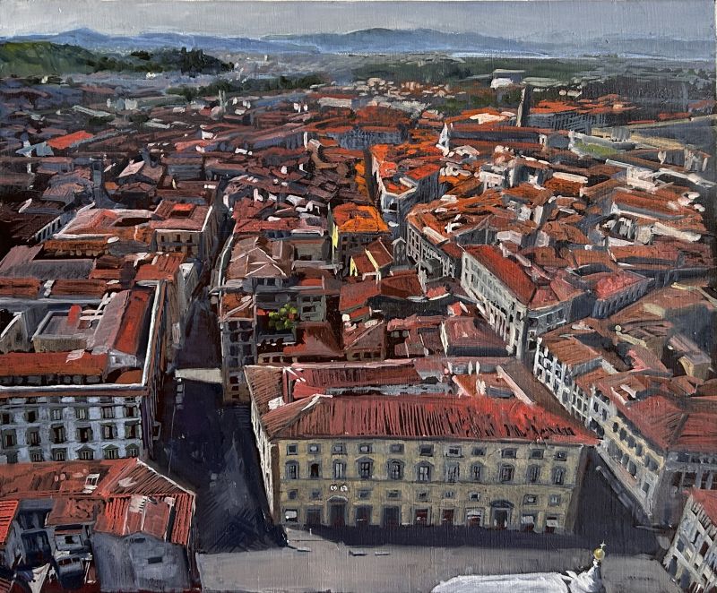 Florence.6 - a Paintings by Daisuke Kurokawa
