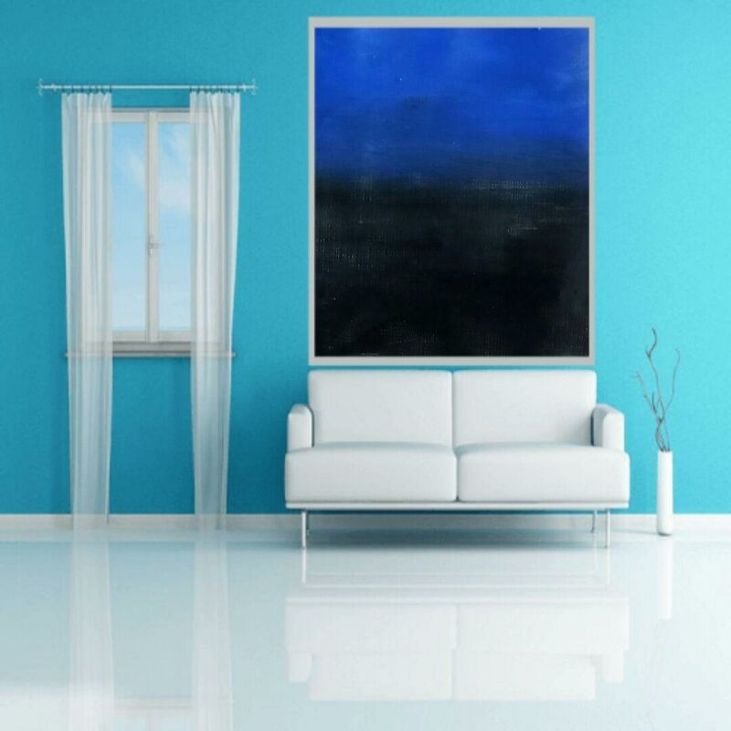 Blue shades  - a Paintings by Priti Biscuitwala
