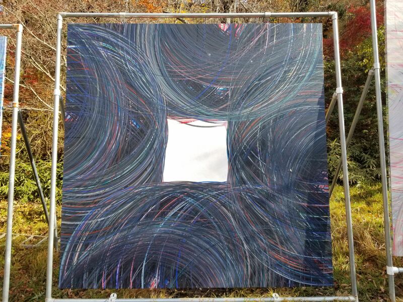 wit-wit hole Black - a Paint by Mayu Kunihisa