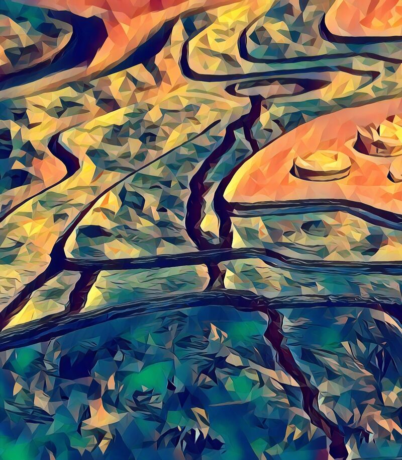 OIL RIVEL - a Digital Art by MV RYKER