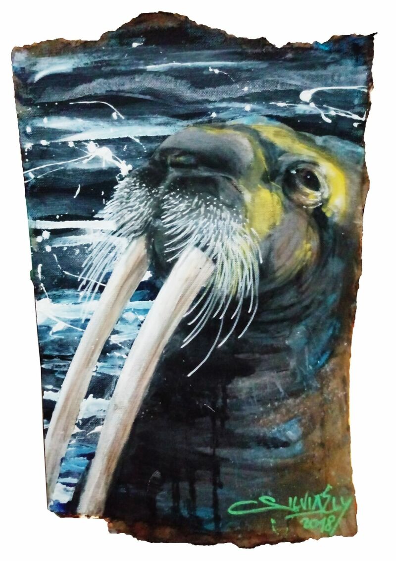 Walrus - a Paint by Silviaely