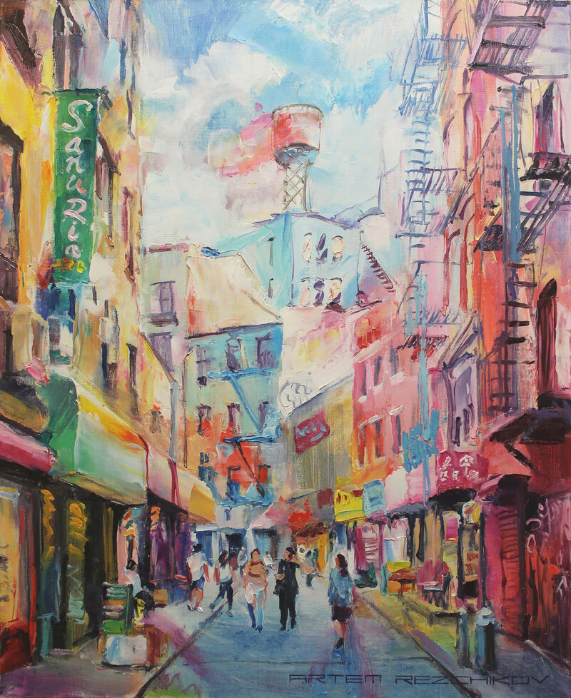 Chinatown, NYC - a Paint by Artem Rezchikov