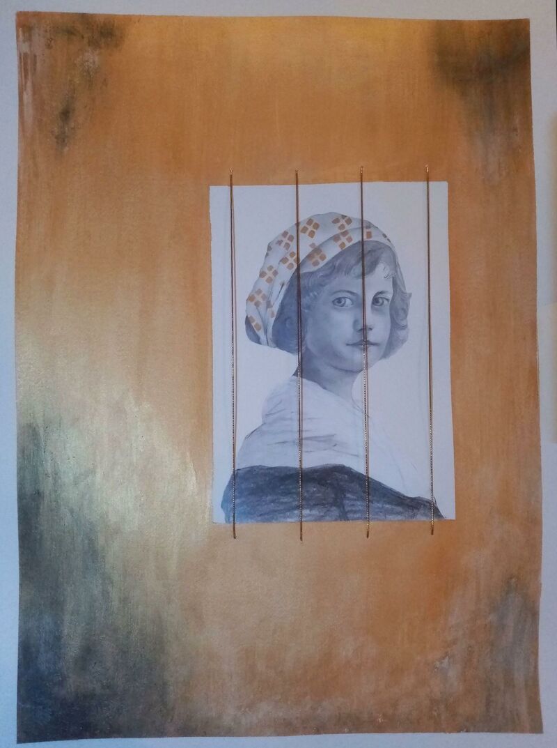 Golden Childhood - a Paint by ELENA ZANFANTI