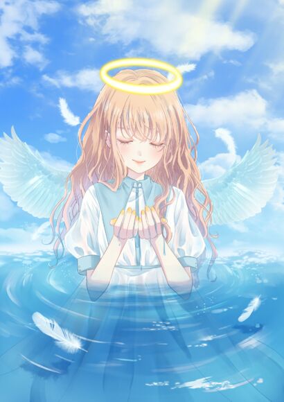 Upon the Water, Within the Light - a Digital Art Artowrk by Tata Rae