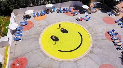 Smile Pool - a Land Art Artowrk by A2arquitectos