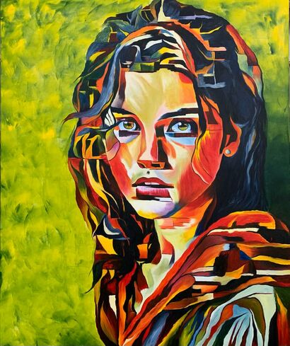 La chica de la perla - a Paint Artowrk by Carlos Vicente Losa Revuelta