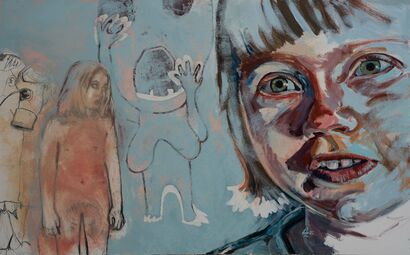 Children's Nightmare - A Paint Artwork by Regina Altmann