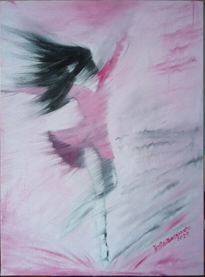 Danzatrice - a Paint Artowrk by Paola Boscheratto