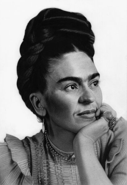 Frida Kahlo - a Paint Artowrk by ADG