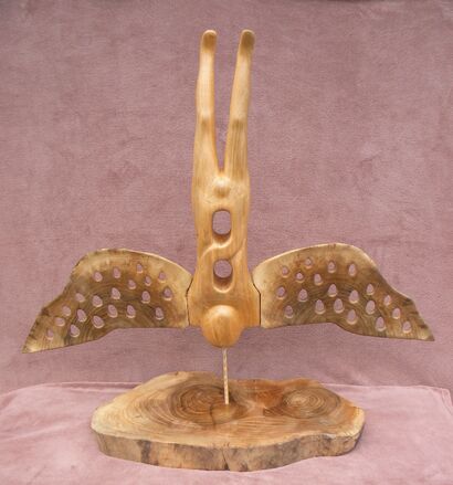 Icarus - the dream of freedom - a Sculpture & Installation Artowrk by Vasile Stefanoiu