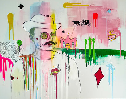 MY BOY LOLLIPOP - THE GAME OF LIFE - a Paint Artowrk by Herwig-Maria Stark