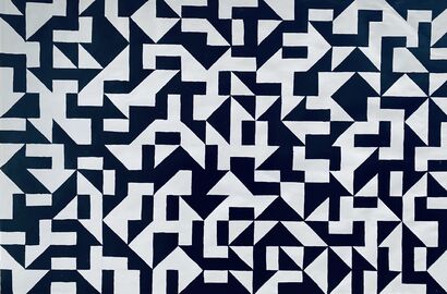Geometric abstraction 1 - a Paint Artowrk by Dolgor.Art 