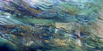 Ocean landscape - a Paint Artowrk by Jeannette Canale
