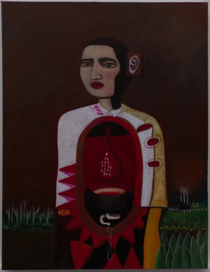 The Anatomy of Being: Echos - a Paintings Artwork by Luigi Di Crasto